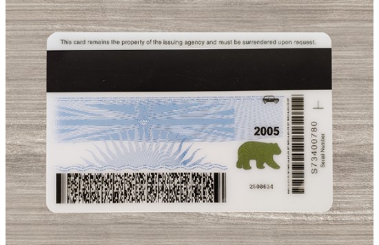 British Columbia Fake id front side