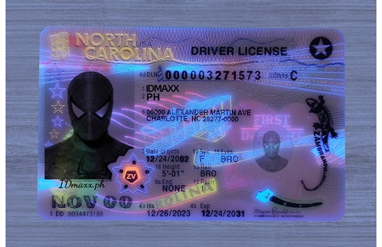 North Carolina IDs (2025 Version)