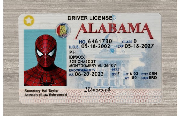 Alabama Dirvers Licence
