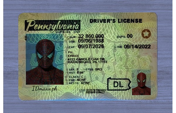Pennsylvania Dirvers Licence