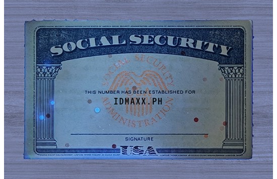 SSN Fake id front side
